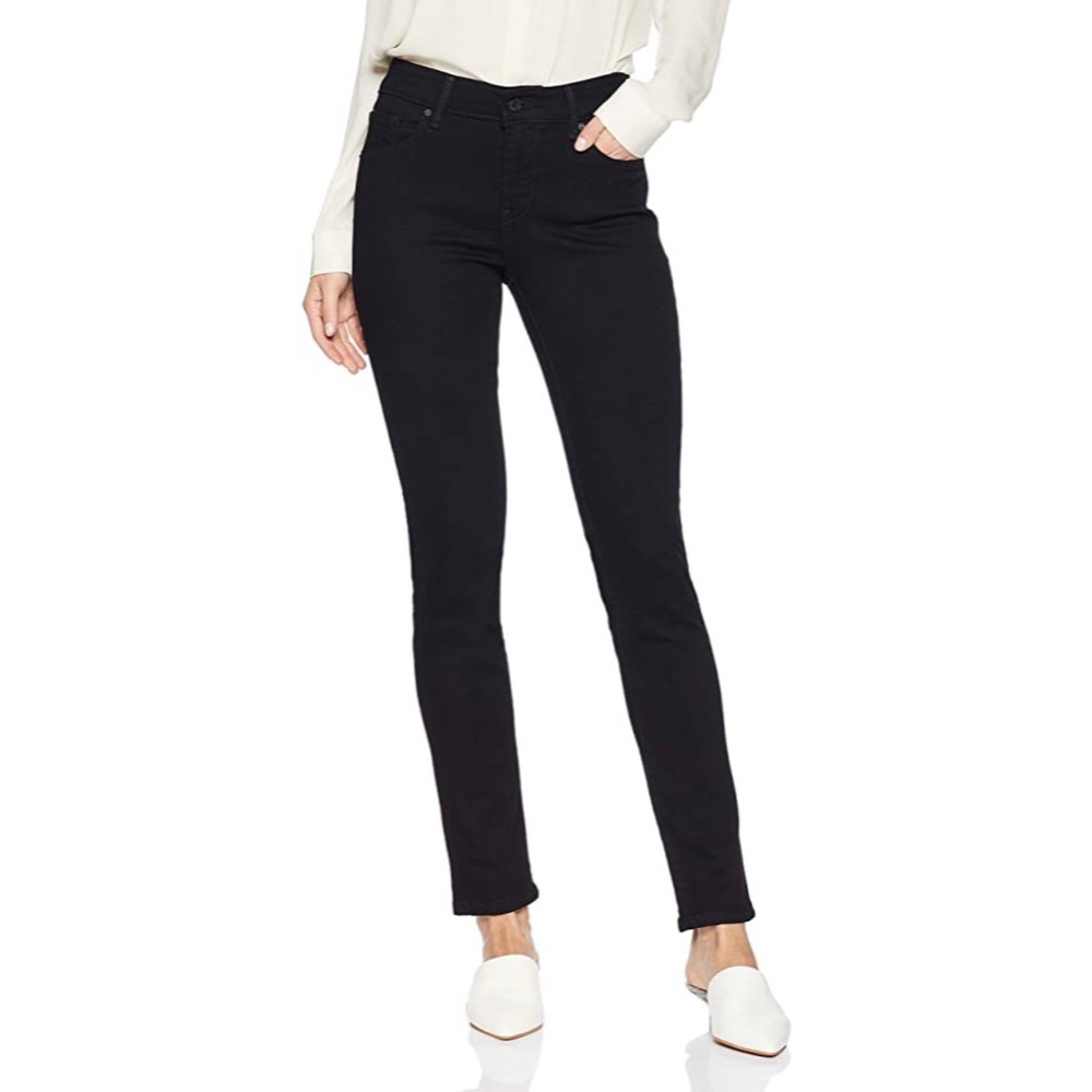 Levi’s Classic Mid Rise Black Denim Skinny Jeans